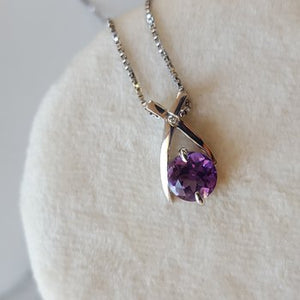 Amethyst Crossover Pendant