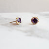 Essential Arizona Amethyst Halo Studs