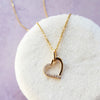 Petite Diamond Heart Pendant