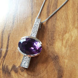 Arizona Amethyst Pendulum Pendant