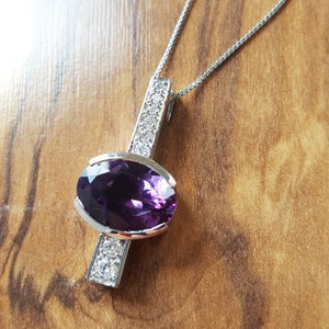 Arizona Amethyst Pendulum Pendant