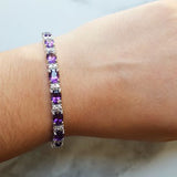 Amethyst Tennis Bracelet