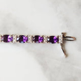 Amethyst Tennis Bracelet