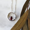 Open Design Garnet Pendant