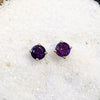 Simple Amethyst Stud