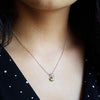 Arizona Peridot Swoop Pendant