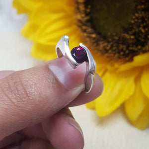 Arizona Garnet Bypass Ring