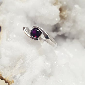 Arizona Garnet Bypass Ring