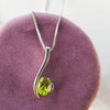 Curvy Peridot Pendant