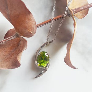 Arizona Peridot Whirlpool Pendant