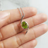 Arizona Peridot Whirlpool Pendant