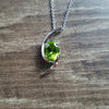 Arizona Peridot Whirlpool Pendant