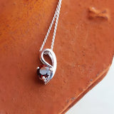 Arizona Garnet Swoop Pendant