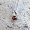 Arizona Garnet Swoop Pendant