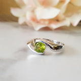 Arizona Peridot Bypass Ring