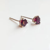 Garnet Martini Studs