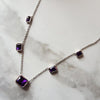 Geometric Arizona Amethyst Necklace