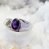 "Palo Verde" Sterling Silver Arizona Amethyst Men's Ring