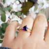 "Jenna" 14k Yellow Gold Arizona Amethyst Ring