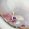 "Simone" Sterling Silver Arizona Four Peaks Amethyst Necklace