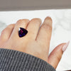 Natural Trillion Cut Superior Grade Arizona Four Peaks Amethyst