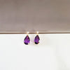 "Darci" 14K Yellow Gold Arizona Amethyst Earrings