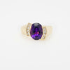 "Hannah" 14K Yellow Gold Arizona Amethyst Ring