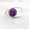 "Jessica" 14K Gold Amethyst Ring