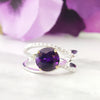 "Jessica" 14K Gold Amethyst Ring