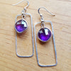 "Terra" Sterling Silver Arizona Amethyst Earrings