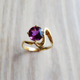 "Lorelai" 14k Yellow Gold Arizona Amethyst Ring