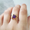 "Lorelai" 14k Yellow Gold Arizona Amethyst Ring