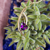 "Tiana" 14k Yellow Gold Arizona Amethyst Pendant