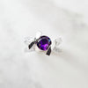 "Piper" 14k White Gold Arizona Amethyst Ring