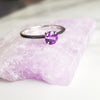 "Dani" Sterling Silver Amethyst Ring