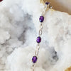 "Anya" 14K White Gold Arizona Amethyst Bracelet