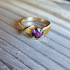 "Delaney" 14K Yellow Gold Arizona Amethyst Ring
