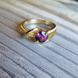 "Delaney" 14K Yellow Gold Arizona Amethyst Ring