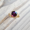 "Maria" 14k Yellow Gold Arizona Amethyst Ring