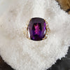 "Elaine" 14K Gold Arizona Amethyst Ring