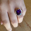 "Elaine" 14K Gold Arizona Amethyst Ring