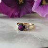 "Macy" 14K Yellow Gold Arizona Amethyst Ring