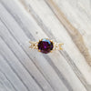 "Macy" 14K Yellow Gold Arizona Amethyst Ring