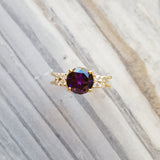 "Macy" 14K Yellow Gold Arizona Amethyst Ring