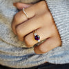 "Macy" 14K Yellow Gold Arizona Amethyst Ring