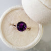 "Bella" 14K Yellow Gold Arizona Amethyst Ring