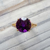 "Bella" 14K Yellow Gold Arizona Amethyst Ring