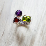 "Emerie" 14K White Gold Explorer Ring