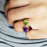 "Emerie" 14K White Gold Explorer Ring