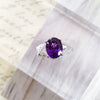 Timeless Crossing Amethyst Ring